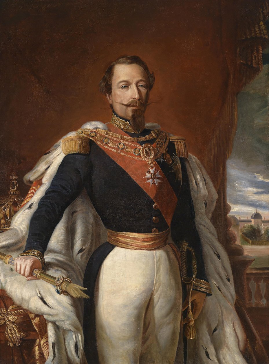 صورة للإمبراطور نابليون الثالث لفرنسا 1808-1873. بواسطة فرانز كزافييه وينترهالتر