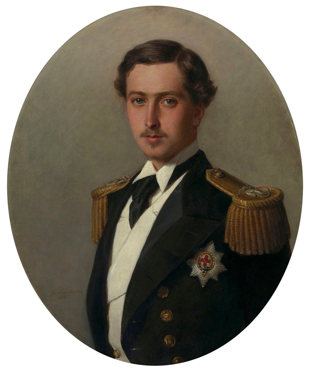 صورة الأمير ألفريد 1844-1900 ، دوق إدنبرة لاحقًا ، 1865. بواسطة فرانز كزافييه وينترهالتر