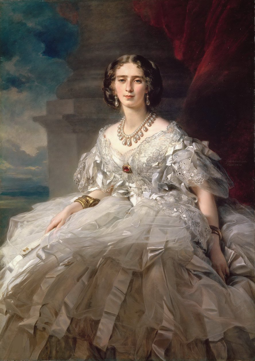 برينسيس تاتيانا يوسوبوف (يوسوبوف ، يوسوبوف) - صورة للأميرة تاتيانا يوسوبوفا (1828-1879) ، بقلم وينترهالتر ، فرانز كزافييه (1805-1873). زيت على قماش ، ج. 1858- الأبعاد: 148 × 104 سم. متحف الأرميتاج ، سانت بطرسبرغ بواسطة فرانز كزافييه وينترهالتر