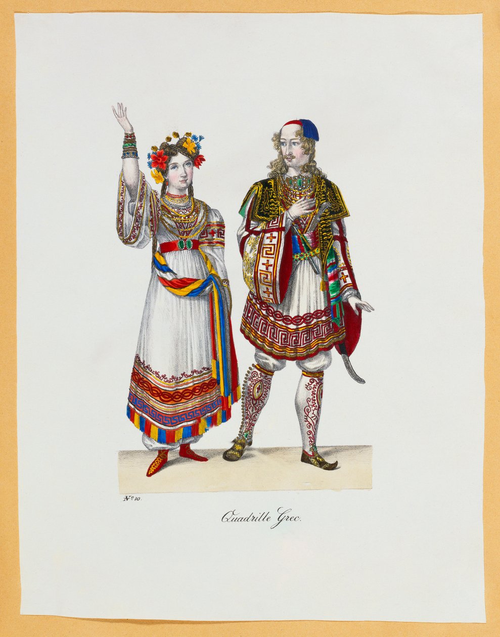مجموعة أزياء تنكرية ، 1827 بواسطة فرانز كزافييه نختمان