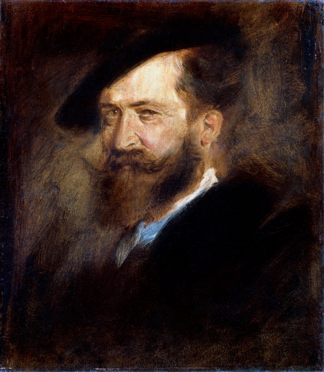 صورة للفنان فيلهلم بوش ، 1832-1908 ، 1877-1880. بواسطة فرانز فون لينباخ