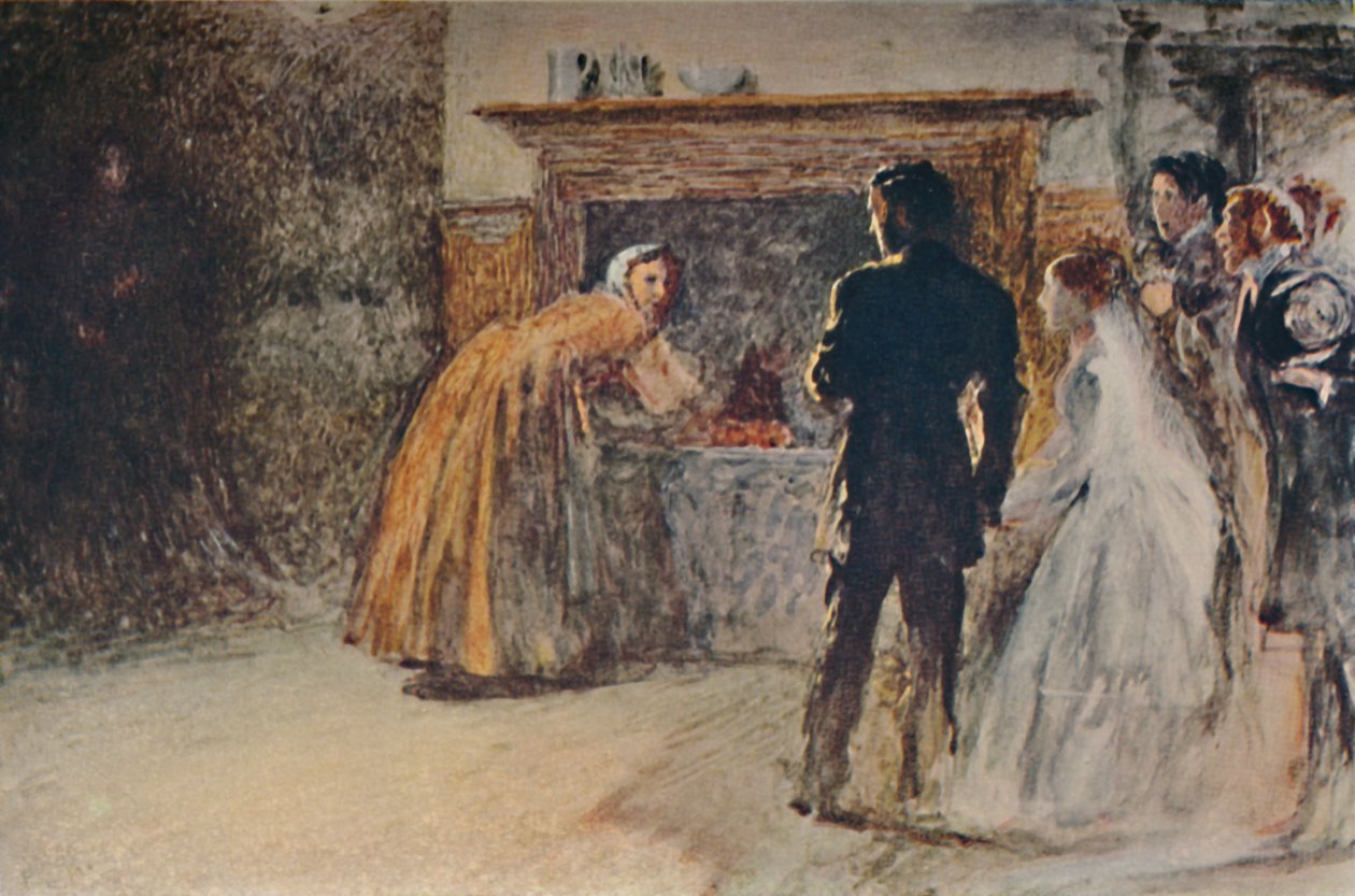 مشهد من Jane Eyre ، c1870 ، c1950. بواسطة فريد ووكر