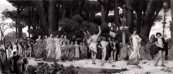 Daphnephoria ، طبع في باريس بواسطة Photogravure Goupil ، حانة. بواسطة جمعية الفنون الجميلة بواسطة فريدريك (بعد) لايتون