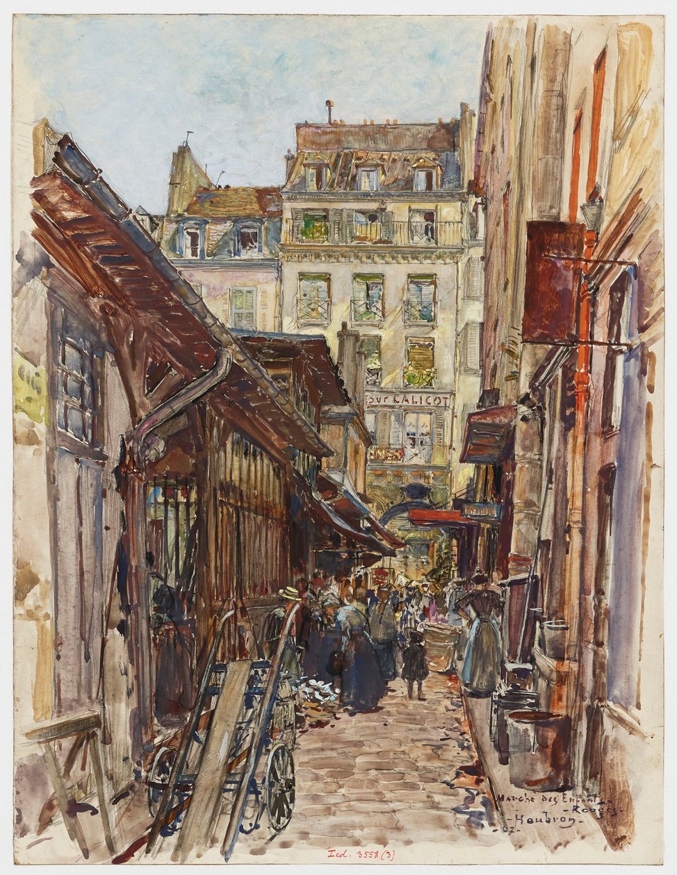 داخل Marché des Enfants-Rouges بواسطة فريدريك أناتول هوبرون