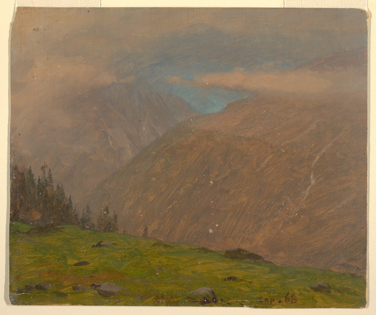 رسم، جبال الألب الإيطالية، سبتمبر 1868 بواسطة كنيسة فريدريك إدوين