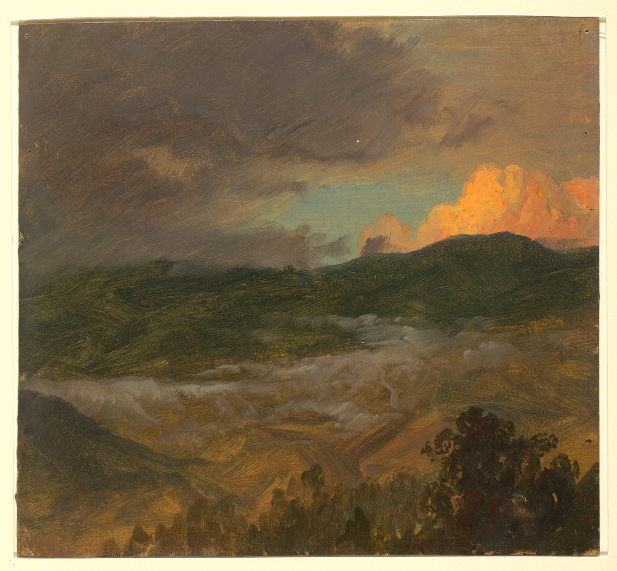 رسم، منظر طبيعي، 1865 بواسطة كنيسة فريدريك إدوين