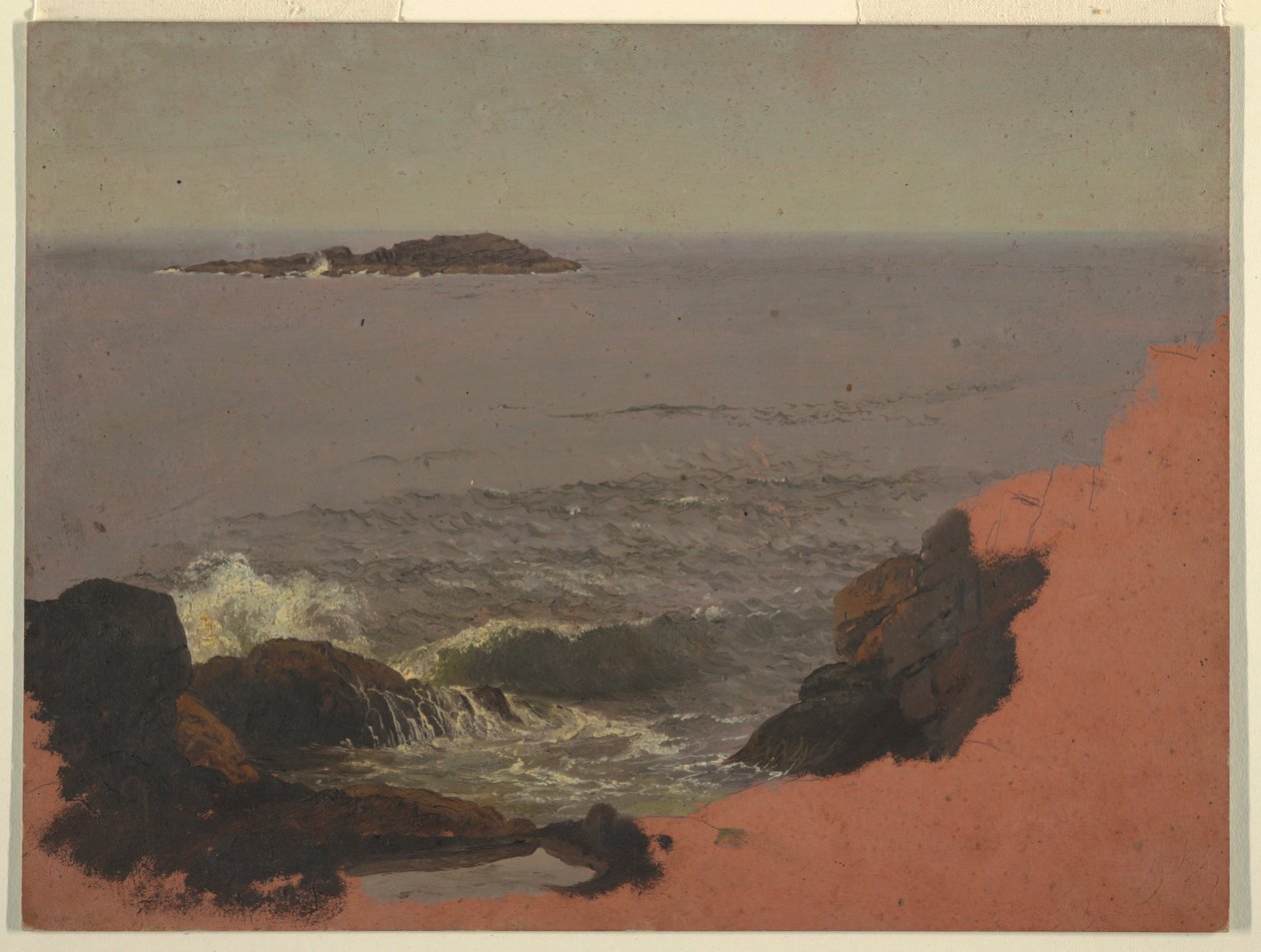 رسم، ساحل مين، 1845-1848 بواسطة كنيسة فريدريك إدوين