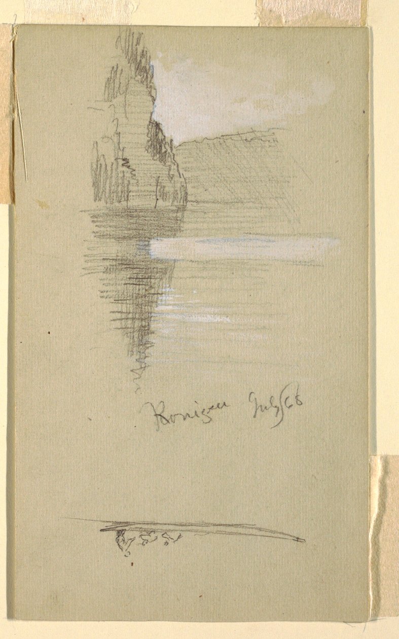 رسم، الشاطئ، كونيغسي بالقرب من بيرشتسغادن بافاريا، يوليو 1868 بواسطة كنيسة فريدريك إدوين