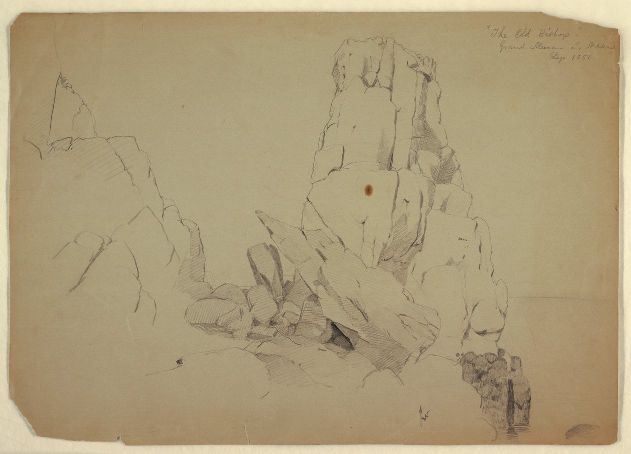 رسم، "الأسقف العجوز"، سبتمبر 1851 بواسطة كنيسة فريدريك إدوين