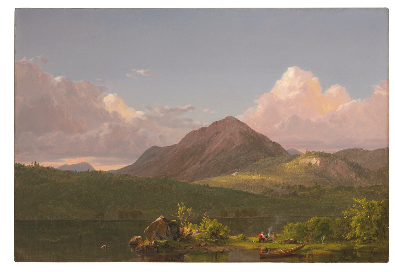 جبل نيوبورت في جزيرة جبل الصحراء ، c.1851-53 بواسطة كنيسة فريدريك إدوين