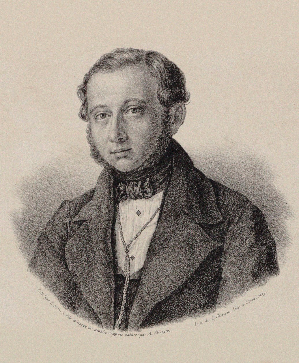 صورة لعازف الكمان والملحن توماس تاغسبيك 1799-1867 ، 1837-1838. بواسطة فريدريك إميل سيمون