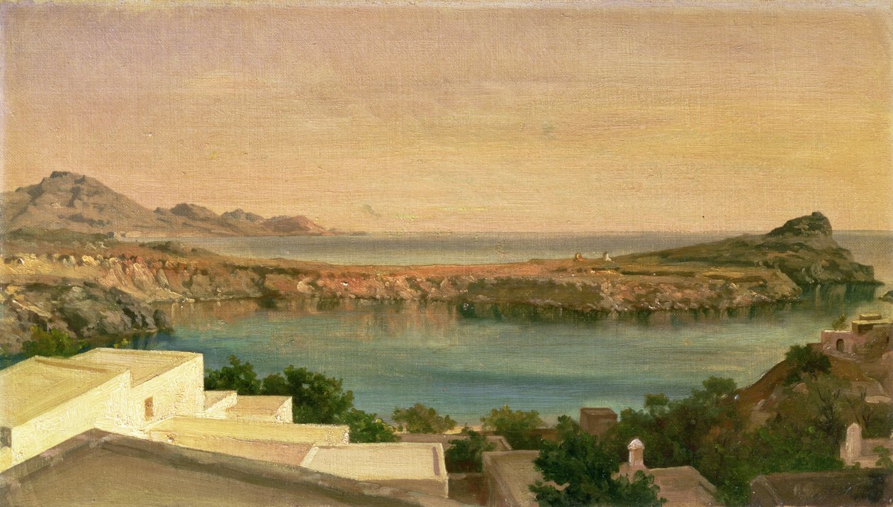 ليندوس ، رودس ، حوالي عام 1867 (زيت على قماش) بواسطة فريدريك ليتون