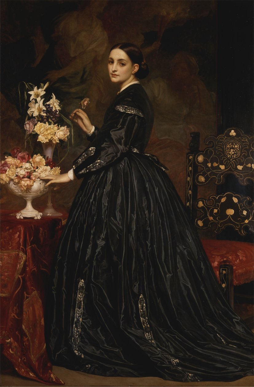 السيدة جيمس جوثري [1866، الأكاديمية الملكية للفنون، لندن، كتالوج المعرض] بواسطة فريدريك ليتون