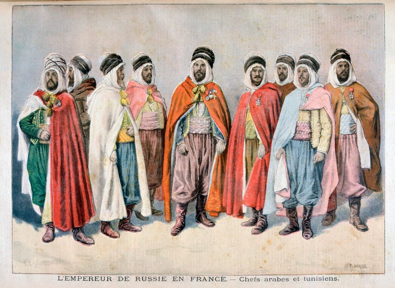 الزعماء العرب والتونسيون ، 1896 بواسطة فريدريك ليكس