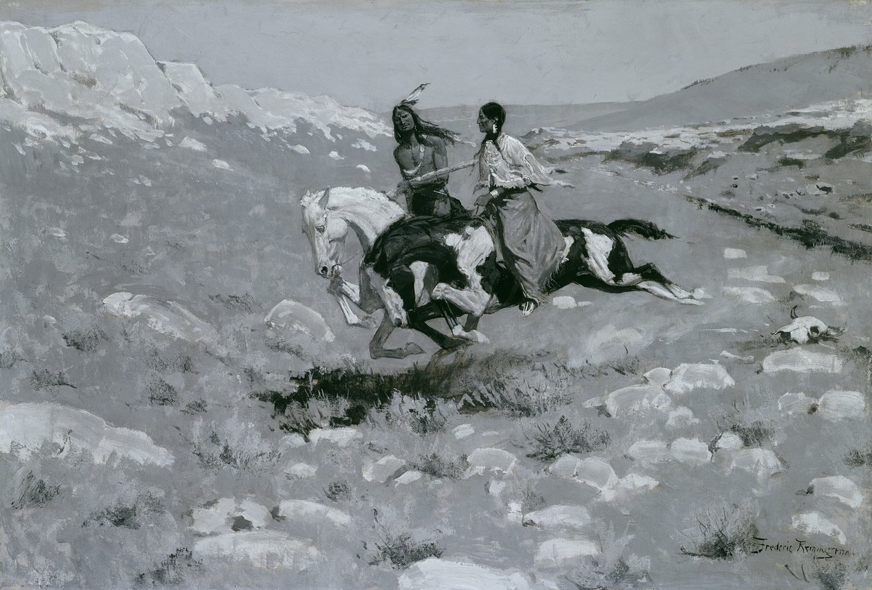 حفل أسرع حصان ، حوالي 1900 بواسطة فريدريك ريمنجتون