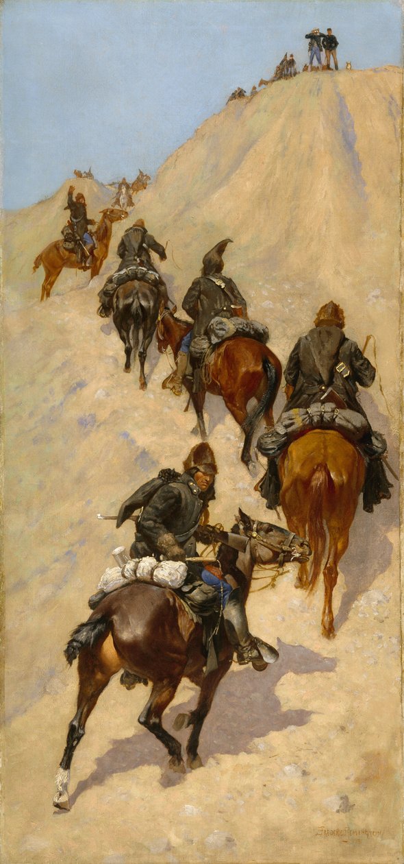 الكشافة تسلق الجبل ، 1891 بواسطة فريدريك ريمنجتون