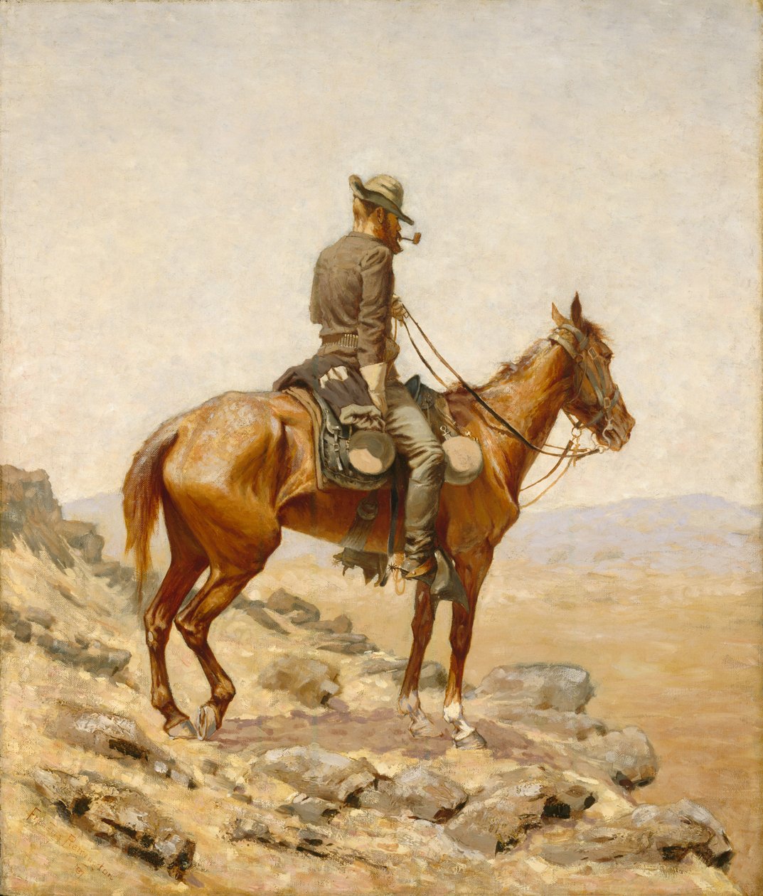 بالمرصاد ، 1887 بواسطة فريدريك ريمنجتون