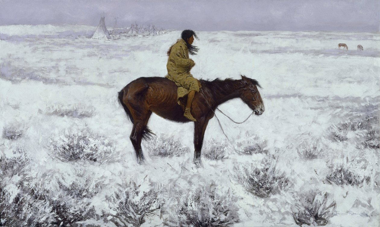 The Herd Boy، 1905 بواسطة فريدريك ساكريدر ريمنجتون