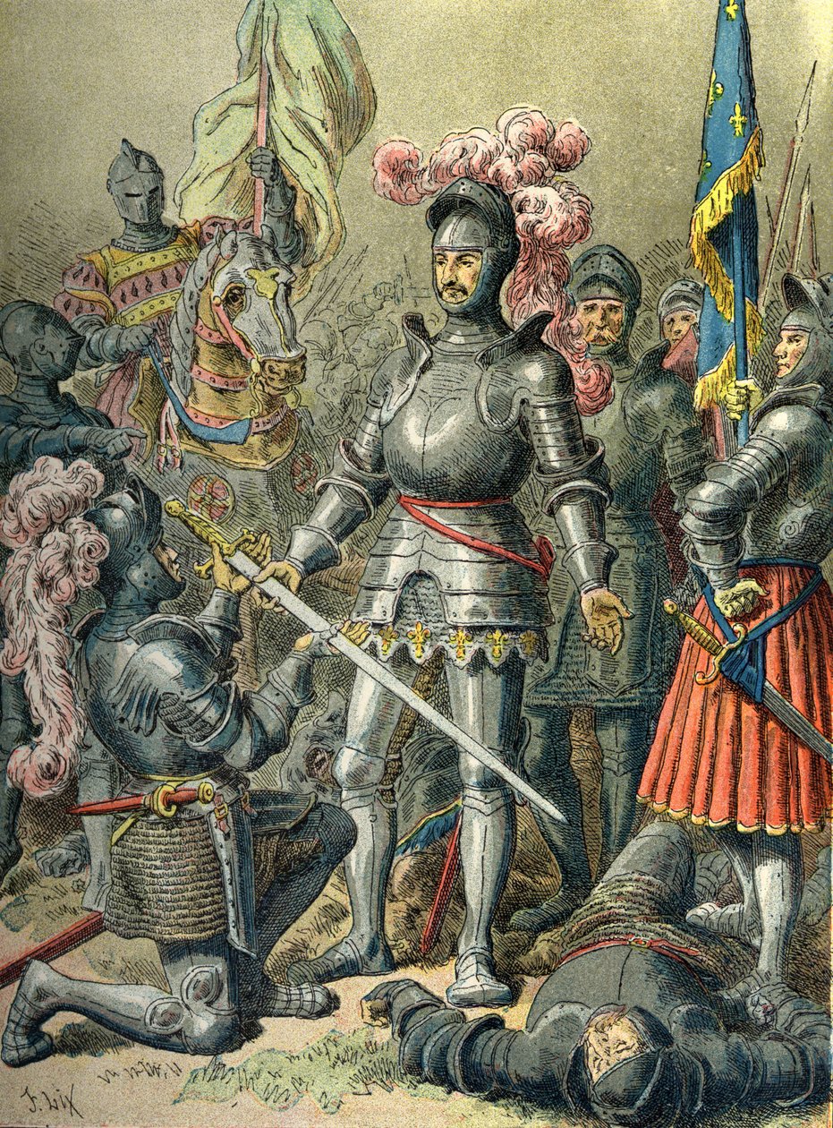 فرانسوا الأول في بافيا (1525) ، هزيمة حيث تم أسره بواسطة فريدريك ثيودور (بعد) ليكس