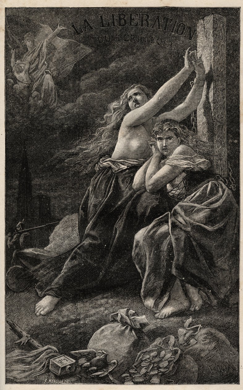 La Liberation duuteroire - الألزاس ولورين - نقش لفريدريك ثيودور ليكس في "العام الرهيب" لفيكتور هوغو - 1874 - بواسطة فريدريك ثيودور (بعد) ليكس