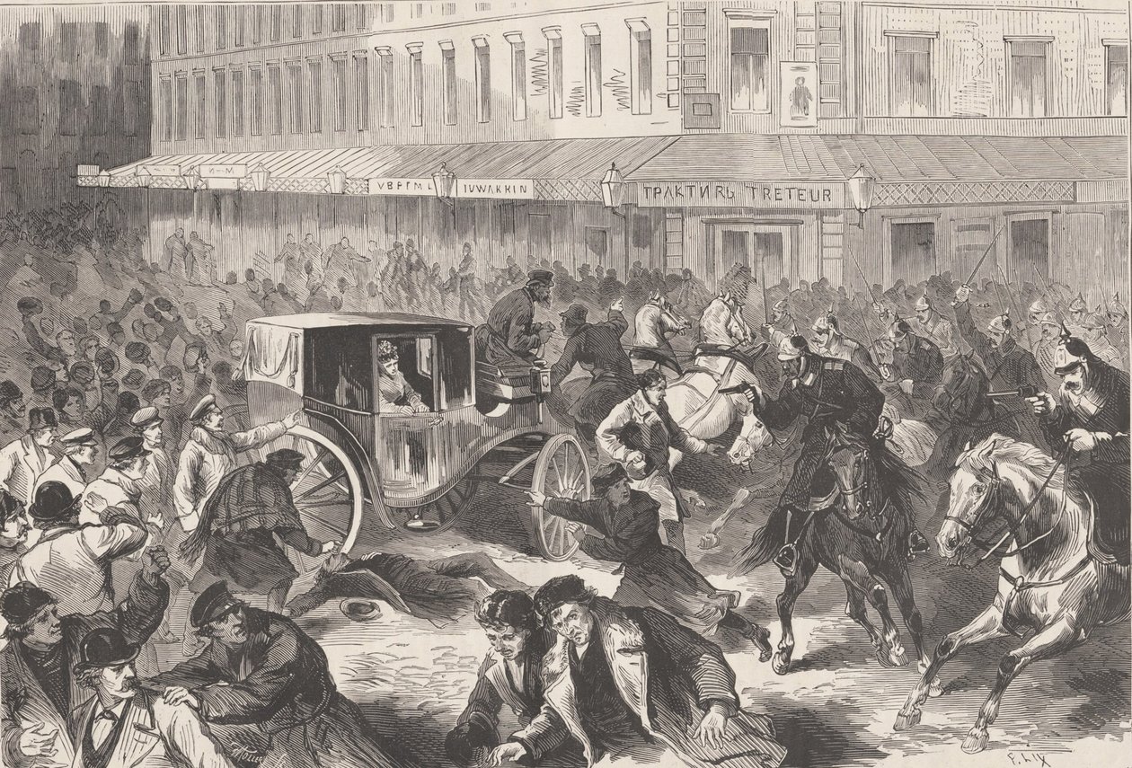فيرا زاسوليتش يطلق النار على 24 يناير 1878 على حاكم بطرسبورغ العام تريبوف ، 1878. بواسطة فريدريك ثيودور ليكس