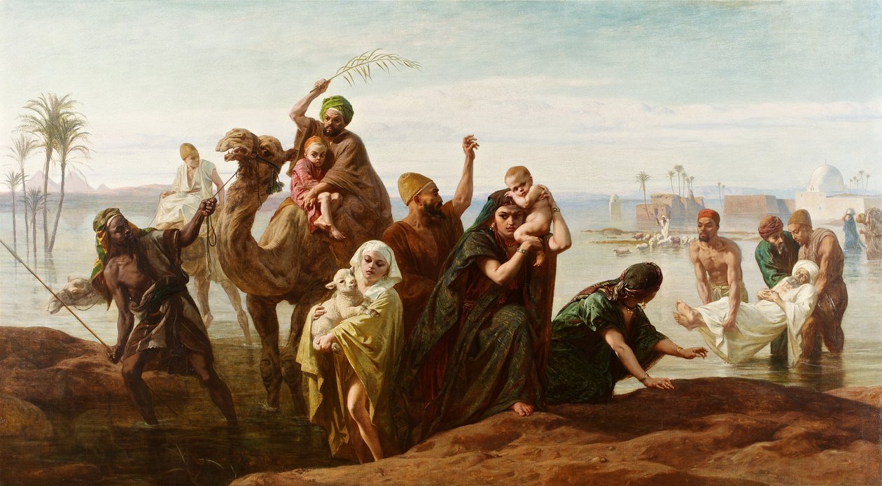 نهضة النيل المفاجئة ، 1865 بواسطة فريدريك جودال