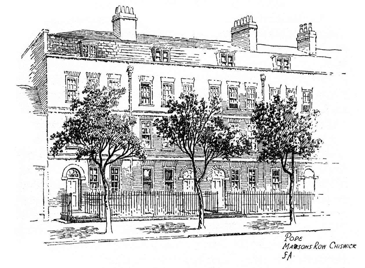 ألكسندر بوب ، Mawsons Row ، Chiswick ، لندن ، 1912 بواسطة فريدريك أدكوك