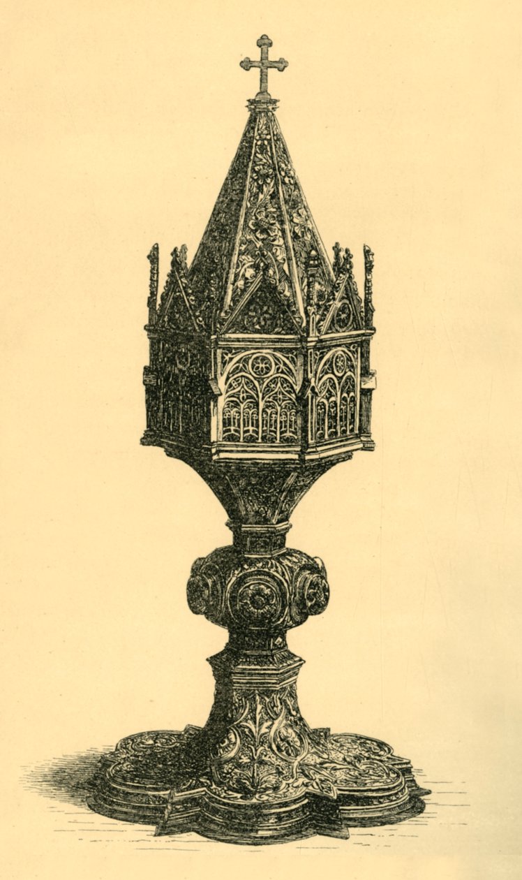 Monstrance ، c1450 ، 1881. بواسطة فريدريك ألبرت سلوكومبي