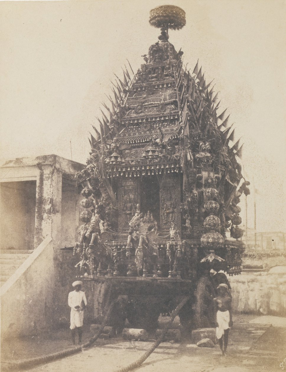سيارة الطاغوت ، مدراس ، 1850. بواسطة فريدريك فيبيج
