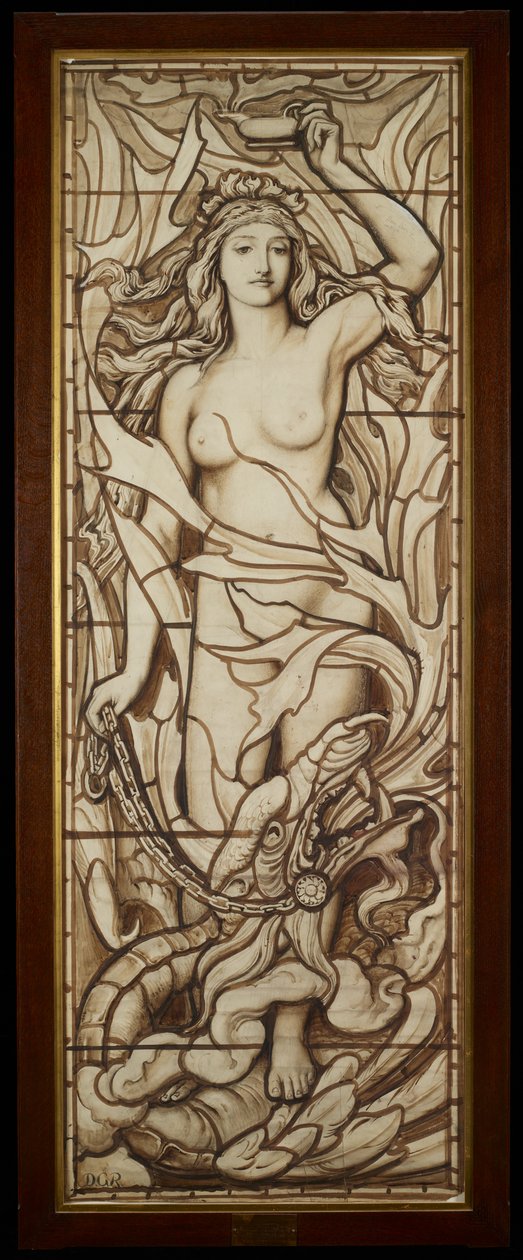 النار ، من سلسلة العناصر الأربعة ، c.1888-89 (قلم وحبر مع قلم فوق الورق) بواسطة فريدريك جي سميث