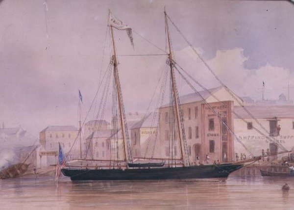 رصيف دائري ، حوالي 1855 بواسطة فريدريك جارلينج