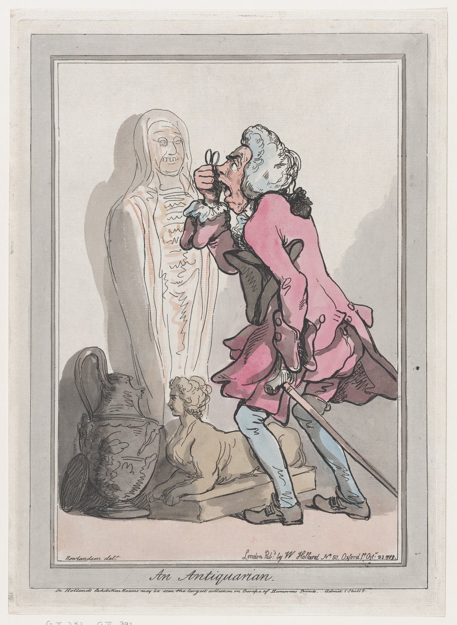 أحد الأثريات ، 23 أكتوبر 1789. بواسطة فريدريك جورج بايرون