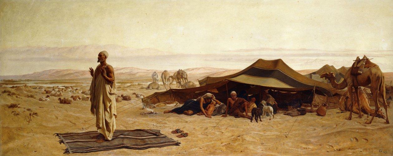 رئيس البيت في الصلاة 1872 بواسطة فريدريك جودال