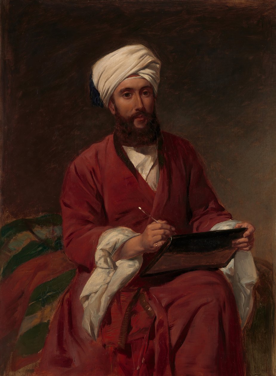 وليام إدوارد دايتون 1822-1853 في لباس الشرق الأوسط ، كاليفورنيا. 1852-53. بواسطة فريدريك جودال