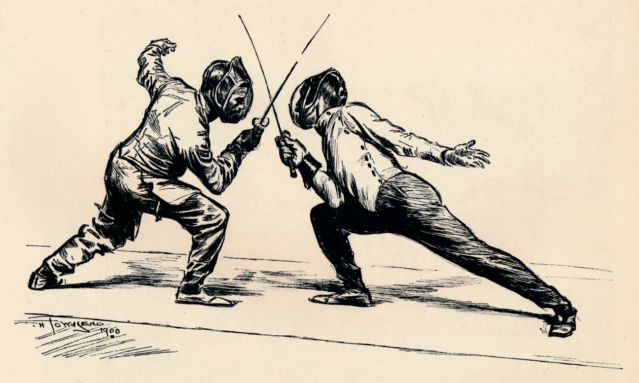 مبارزون ، 1900 بواسطة فريدريك هنري تاونسند