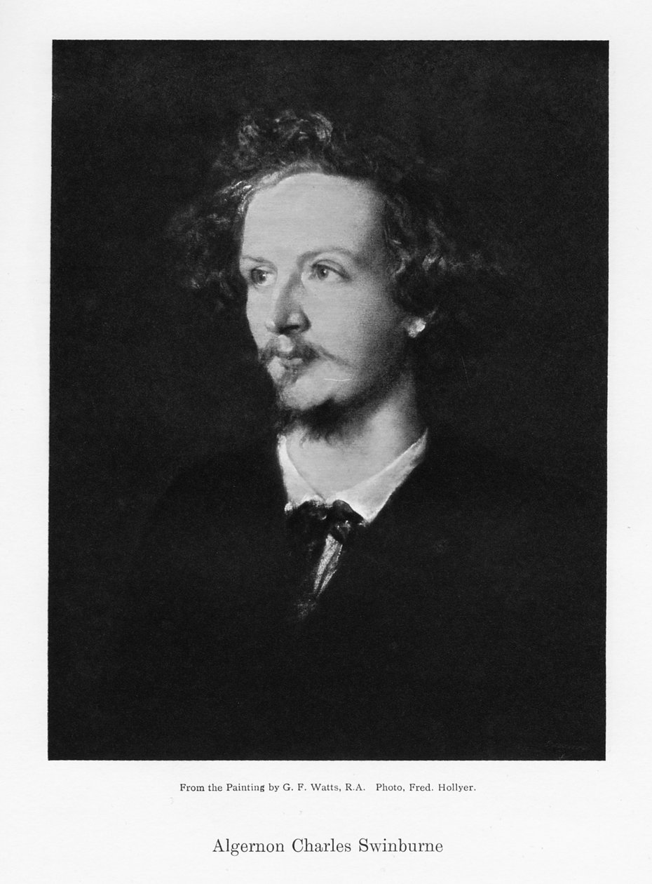 ألجرنون تشارلز سوينبرن ، شاعر إنجليزي ، c1867. بواسطة فريدريك هوليير