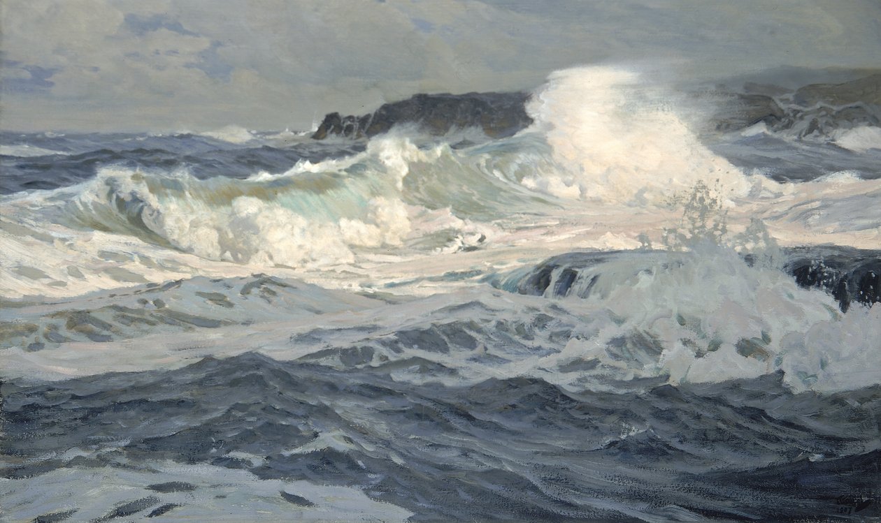 Southwesterly Gale ، سانت ايفيس ، 1907. بواسطة فريدريك جود وو
