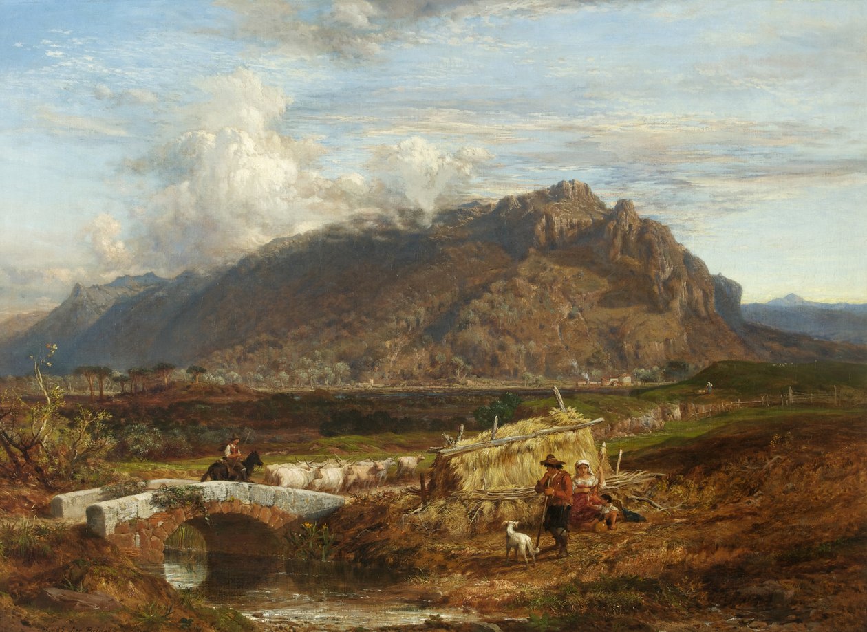 مونتي سوركت في الروماني كامبانا ، 1863 بواسطة فريدريك لي بريدل