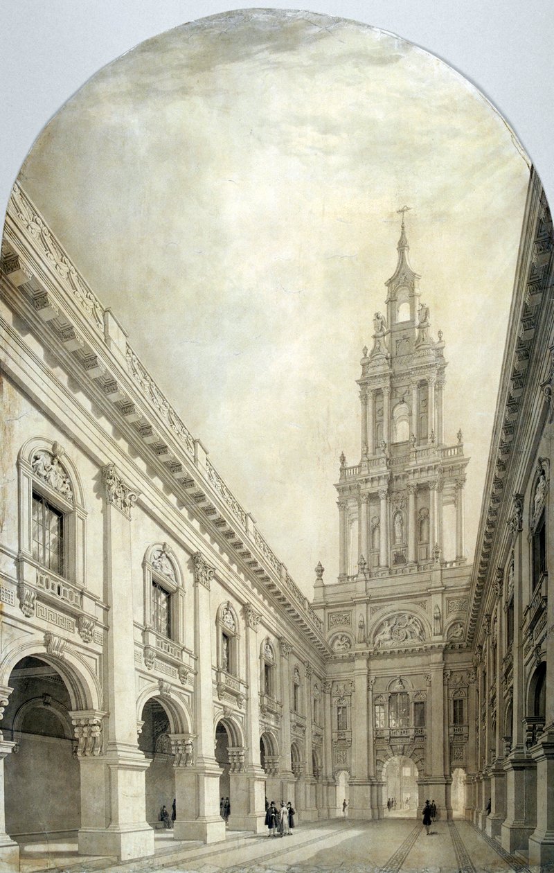 تصميم للمبادلة الملكية الجديدة ، 1839. بواسطة فريدريك ماكنزي
