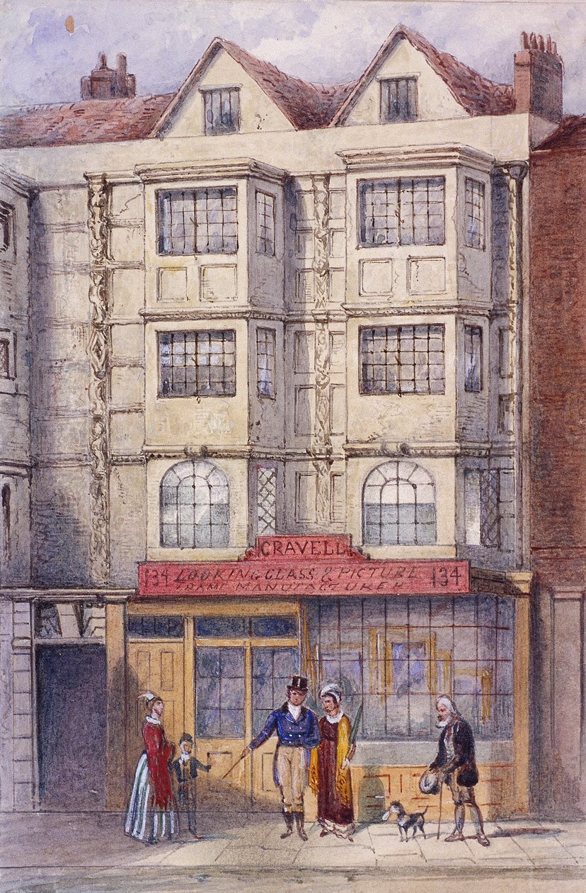 شارع Aldersgate ، لندن ، c1850 بواسطة فريدريك نابليون شيبرد