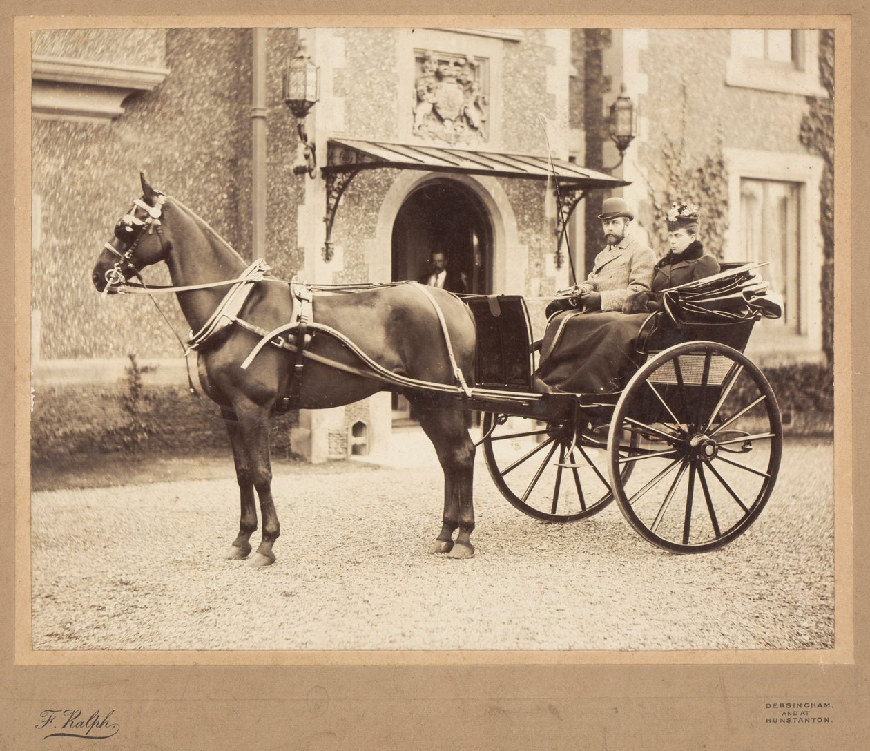 الملك جورج الخامس والملكة ماري عام 1890 بواسطة فريدريك رالف
