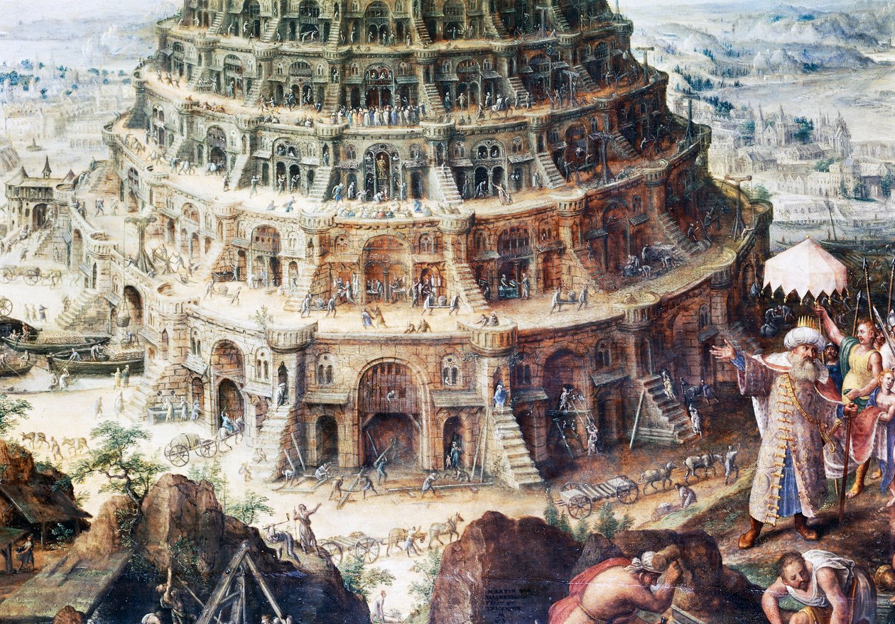 Tower of Babel, detail بواسطة فريدريك فان فالكنبورجش