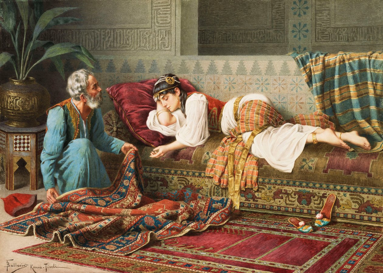 بائع السجاد ، بواسطة فريدريكو باليسيو