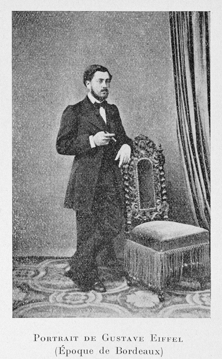 ألكسندر جوستاف إيفل في وقت بوردو ، ج 1858 بواسطة مصور فرنسي