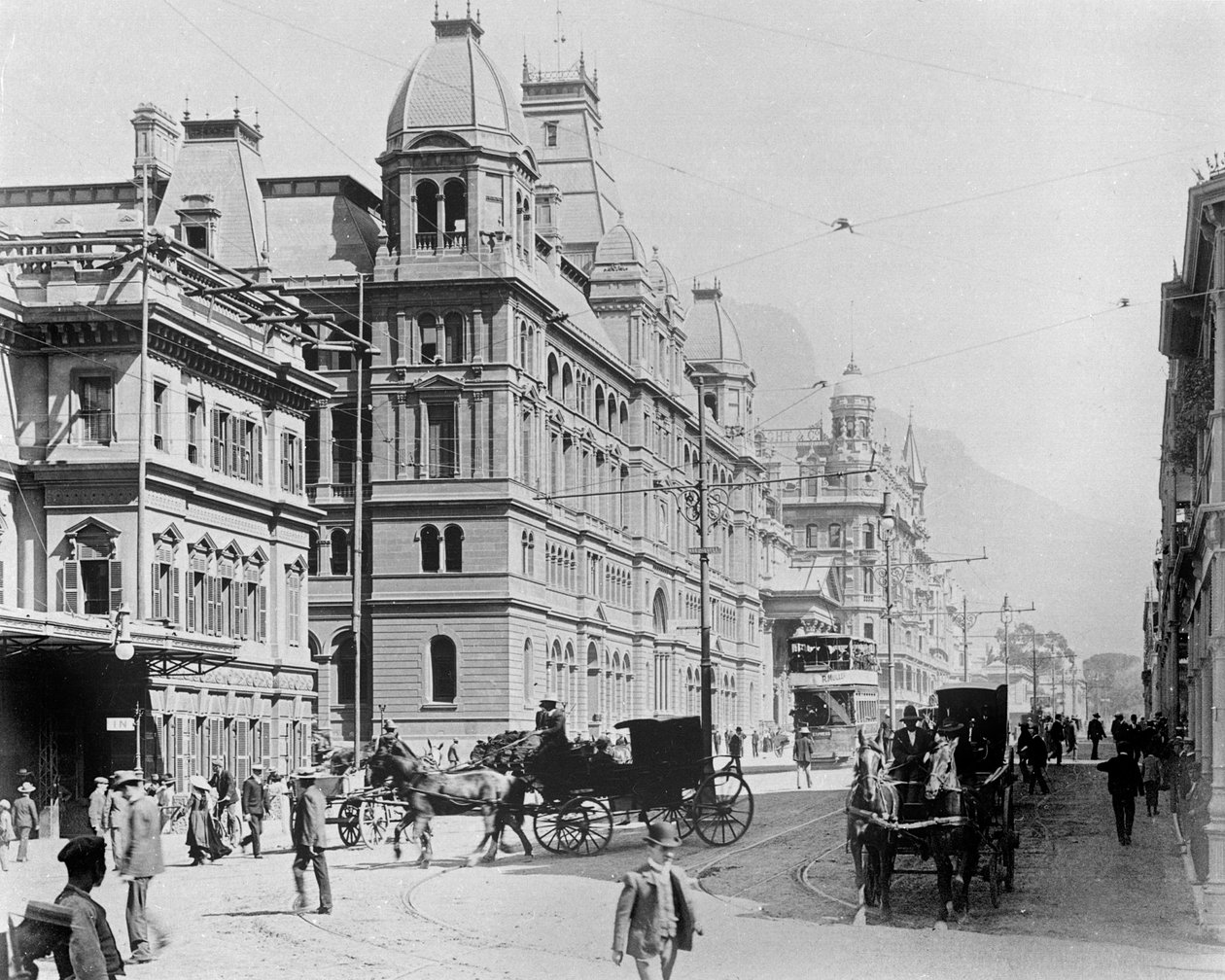كيب تاون: شارع أديرلي الجديد ، c.1914 (صور من وزن الجسم) بواسطة مصور فرنسي