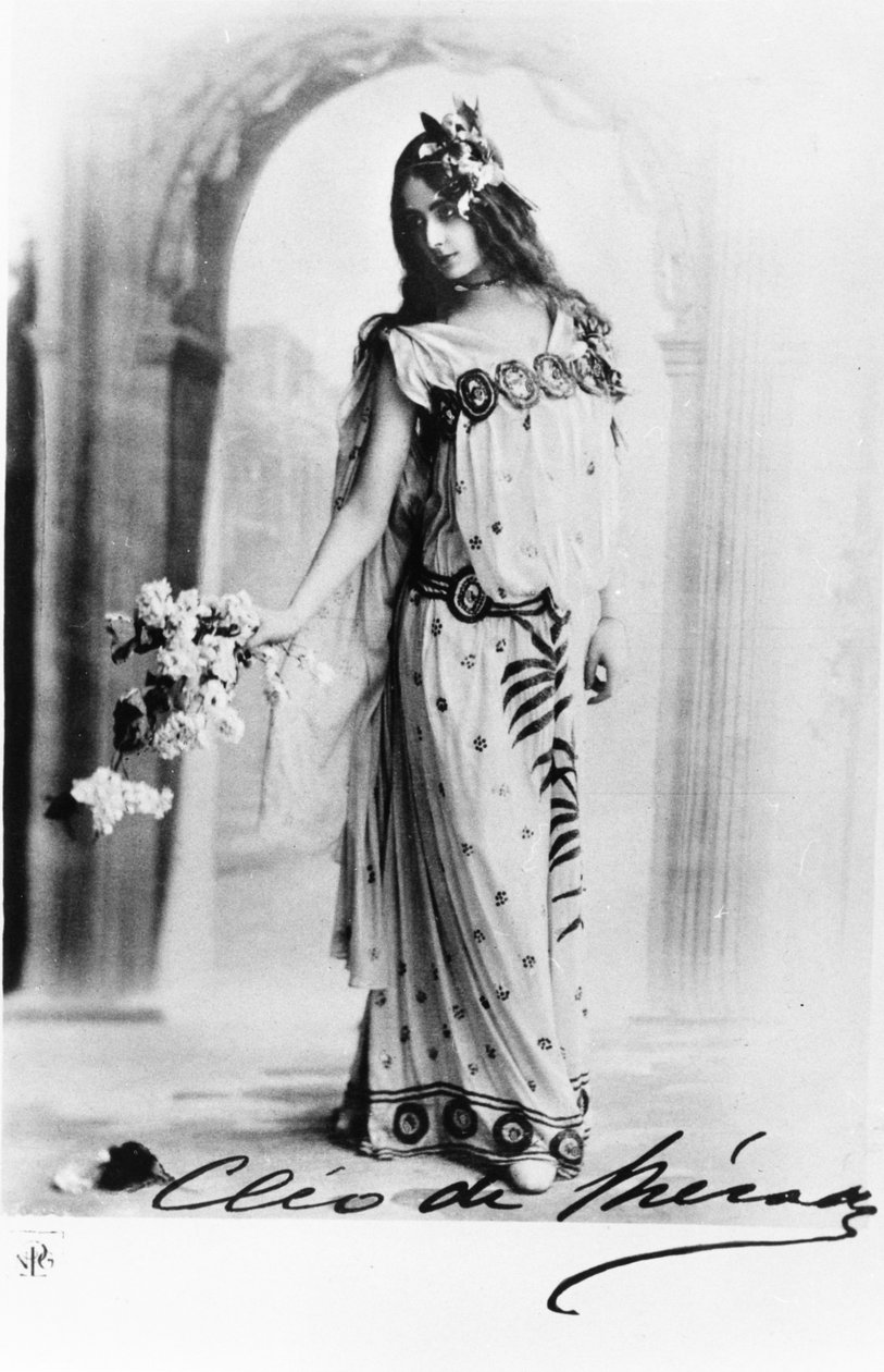 كليو دي ميرود ، ج .1890s بواسطة مصور فرنسي