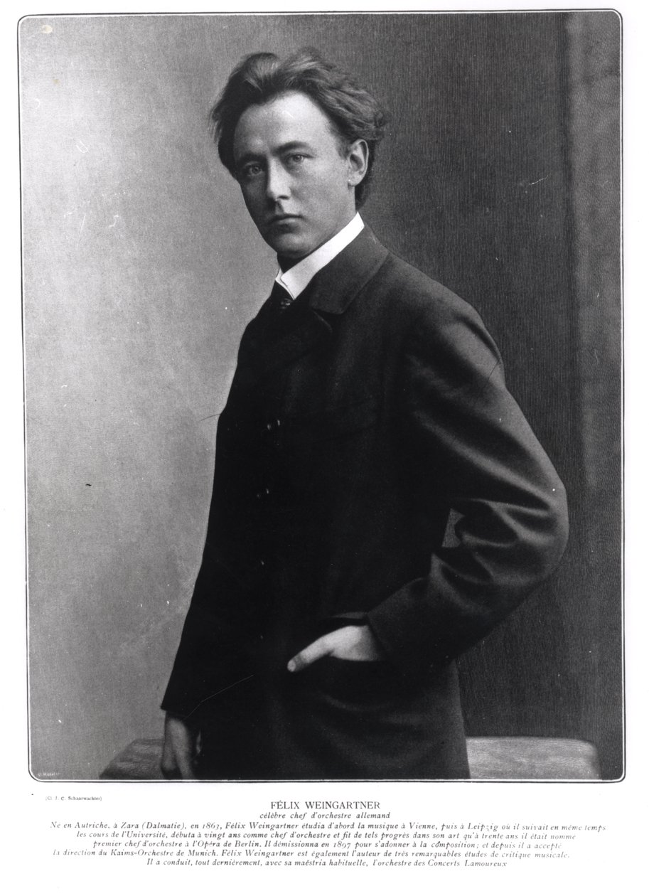 فيليكس وينجارتنر (1863-1942) 1903 بواسطة مصور فرنسي