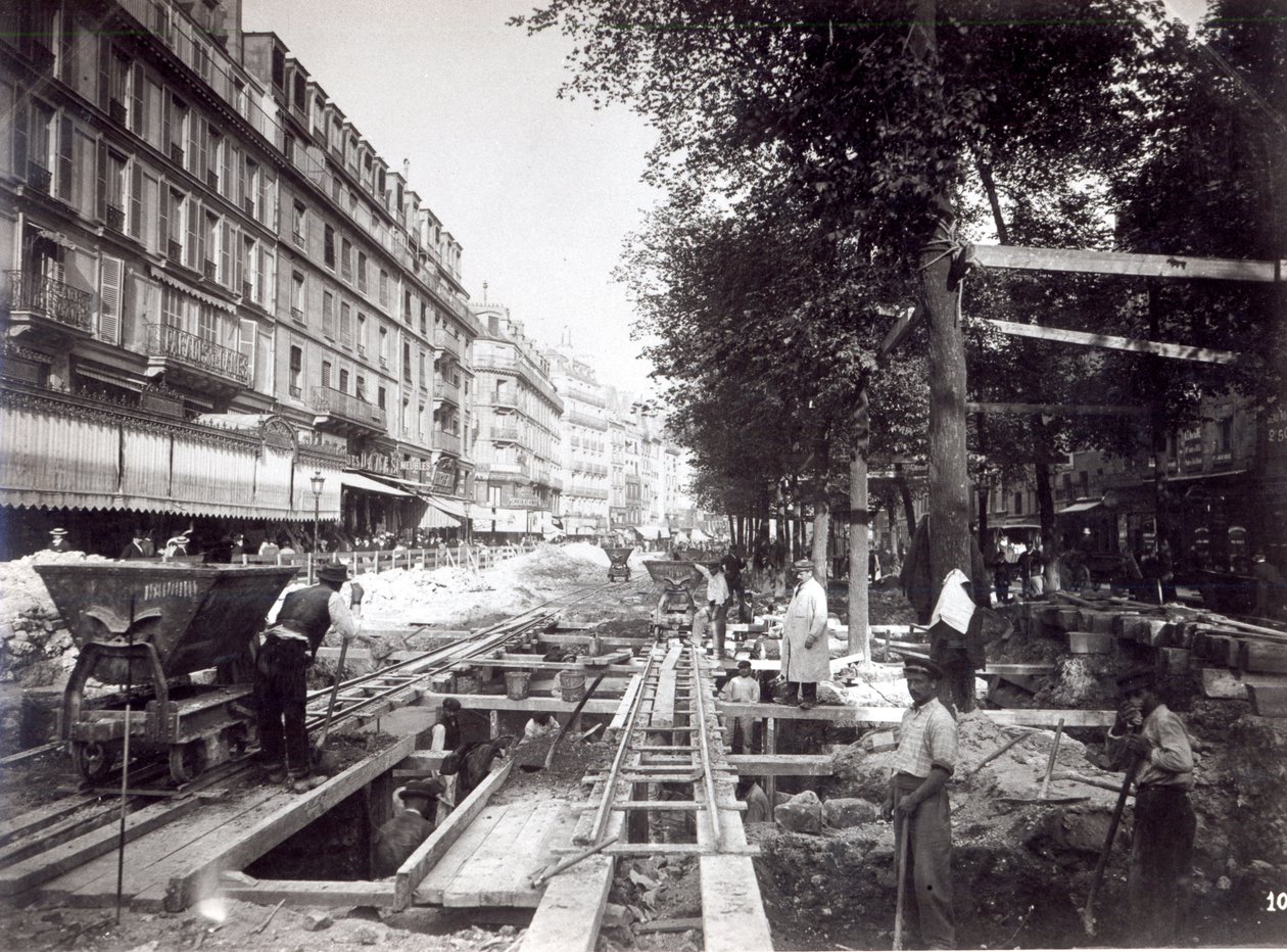 جعل محطة سانت بول في Ligne 1 لمترو باريس ، 1903 بواسطة مصور فرنسي