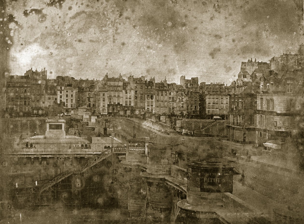 بونت نيوف ، باريس ، ج .1841 بواسطة مصور فرنسي