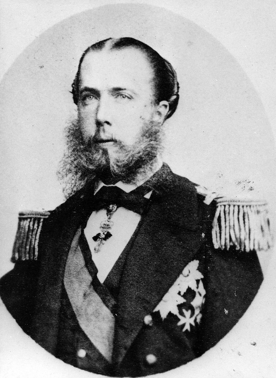 صورة للإمبراطور ماكسيميليان المكسيكي ، 1860s بواسطة مصور فرنسي